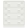 vidaXL Sideboard White 67x39x83 cm Steel