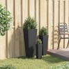 vidaXL Outdoor Set 3 pcs Black Metal