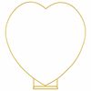 vidaXL Wedding Arch Gold 195 x 35 x 211 cm Steel