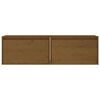 vidaXL Wall Cabinets 2 pcs Honey Brown 60x30x35 cm Solid Pinewood