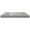 vidaXL Wall Shelves 4 pcs Grey Sonoma 40x20x1.5 cm Engineered Wood