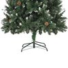 vidaXL Artificial Pre-lit Christmas Tree with Ball Set 210 cm