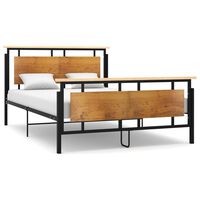 vidaXL Bed Frame Metal 140x200 cm