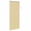 vidaXL Roller Blind with Curtains Manual Nature 90 x 220 cm Bamboo