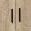 vidaXL Storage Cabinet 2 pcs Sonoma Oak 118 x 41 x 40 cm
