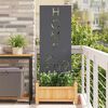 vidaXL Garden Privacy Screen Anthracite 50 x 140 cm Cold-rolled steel