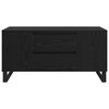 vidaXL Coffee Table Black Oak 102 x 44.5 x 50 cm Engineered Wood