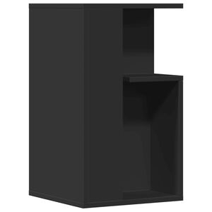 vidaXL Side Table Black 35x35x60 cm Engineered Wood