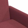 vidaXL Dining Chairs 2 pcs Wine red 57 x 67 x 95 cm Fabric