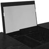 vidaXL Cosmetic Table with Drawer Black Oak 100 x 45 x76 cm