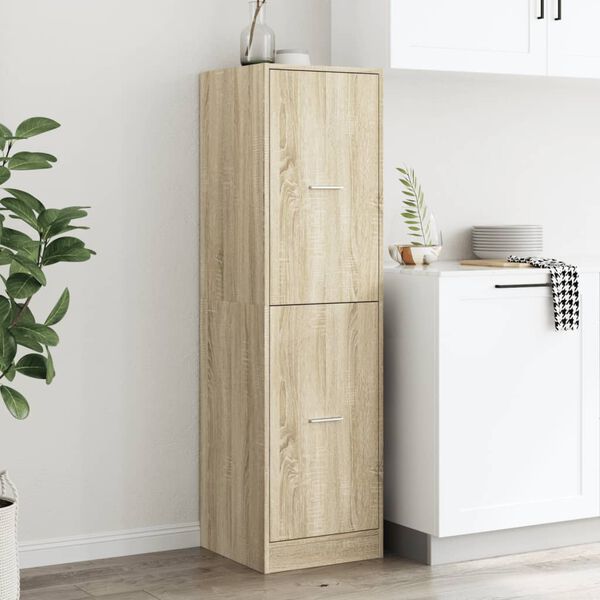 vidaXL Apothecary Cabinet&nbsp;Sonoma Oak 40x41x144.5 cm Engineered Wood
