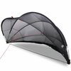 vidaXL Pool Dome Folding Manual Black 405 x 405 x 192 cm