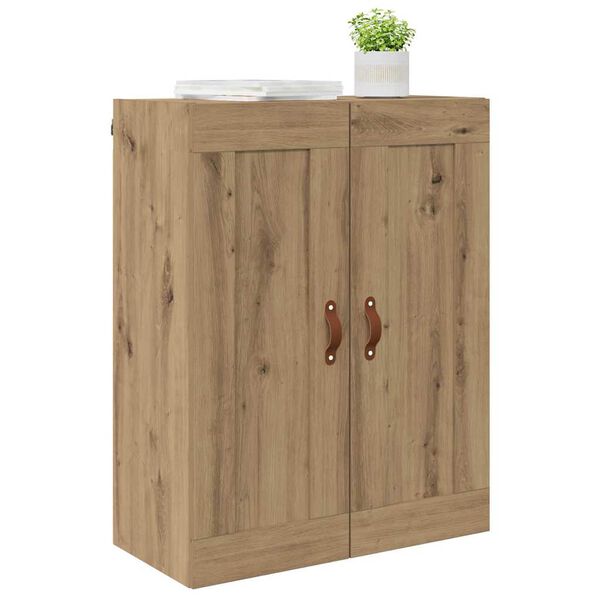 vidaXL Wall Mounted Cabinet Artisan Oak 69.5 x 34 x 90 cm