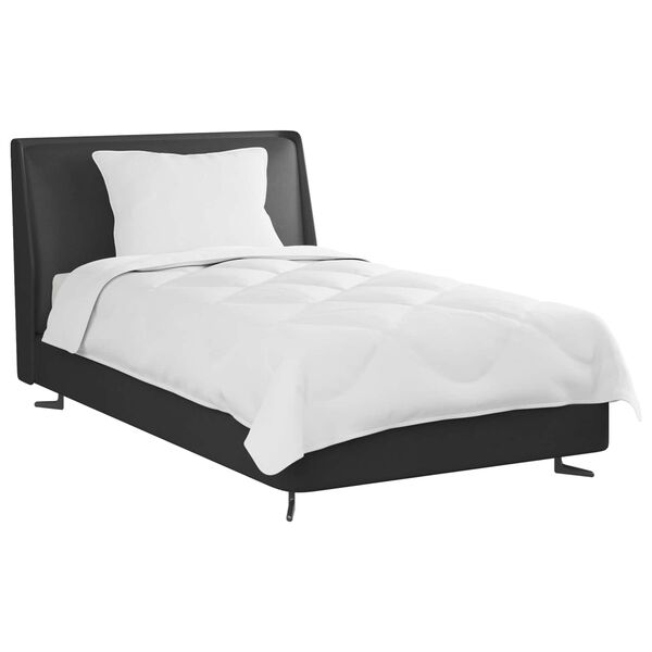 vidaXL All-Season Duvet with Pillow 2 pcs White Microfiber