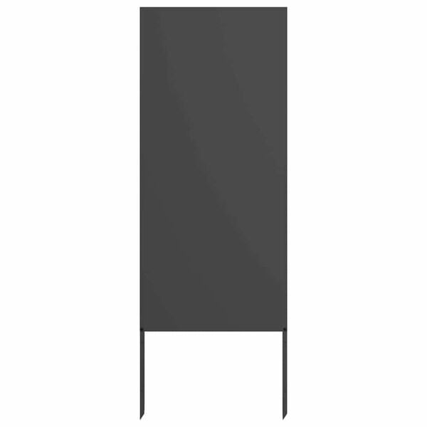 vidaXL Garden Privacy Screen Black 50 x 140 cm Cold-rolled steel