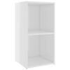 vidaXL TV Cabinet High Gloss White 72x35x36.5 cm Engineered Wood