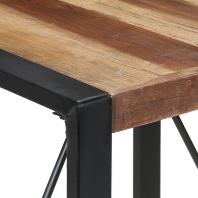 vidaXL Dining Table 80x80x75 cm Solid Wood with Sheesham Finish