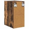 vidaXL Hanging Cabinet Smoked Oak 20 x 29.5 x 40 cm Engineered Wood