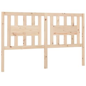 vidaXL Headboard 141x4x100 cm Solid Wood Pine