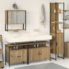 vidaXL Bathroom Furniture Set 4 pcs Artisan oak Engineered wood