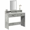 vidaXL Dressing Table Concrete Grey 100 x 41 x 140 cm Engineered Wood