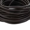 vidaXL Leather Cord Dark Brown &Oslash;4 mm x 50 m Leather