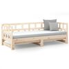 vidaXL Pull-out Day Bed without Mattress Solid Wood Pine 2x(90x190) cm