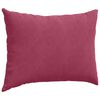 vidaXL Sofa Pillows 2 pcs Wine Red 70 x 50 cm Corduroy Fabric
