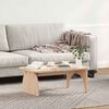 vidaXL Coffee Table Natural 80 x 50 x 31 cm Solid pine wood