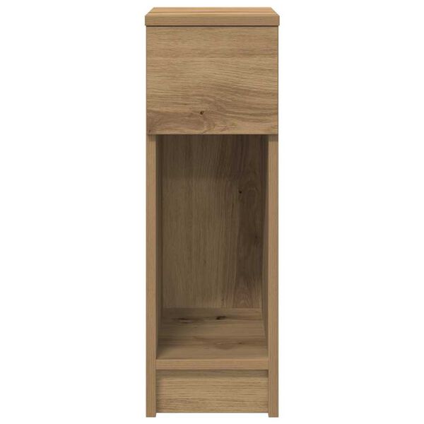 vidaXL Bedside Cabinets with Drawer 2 pcs Artisan Oak 20x36x60 cm