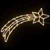 vidaXL Christmas Lights Shooting Star Silhouette 2 pcs 50 LEDs Warm White