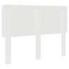 vidaXL Headboard with Headboard Gloss White 150 cm Engineered wood
