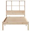 vidaXL Bookcase Bed without Mattress 75x190 cm Small Single Solid Wood Pine