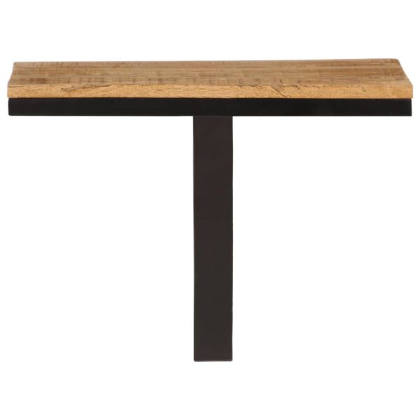 vidaXL Wall Shelf 40x30x32 cm Solid Wood Mango and Iron