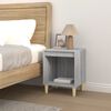 vidaXL Bedside Cabinet Grey Sonoma 40x35x50 cm