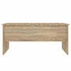 vidaXL Coffee Table Sonoma Oak 102x50.5x46.5 cm Engineered Wood