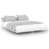 vidaXL Bed Frame without Mattress High Gloss White 180x200 cm