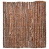 vidaXL Bark Fence Brown 100 x 600 cm Bark