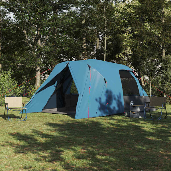 vidaXL Dome Tent with Roof with Storage Blue 500 x 314 x 206 cm