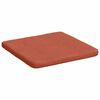 vidaXL Seat Cushions 4 pcs Red Orange 40 x 40 x 3 cm Corduroy Fabric