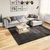 vidaXL Shaggy Rug PAMPLONA High Pile Modern Anthracite 240x240 cm