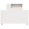 vidaXL Bed Frame without Mattress White 100x200 cm Solid Wood Pine