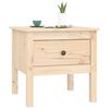 vidaXL Side Tables 2 pcs 50x50x49 cm Solid Wood Pine