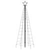 vidaXL LED Christmas Tree with Spikes 220 LEDs Warm White 180 cm