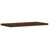 vidaXL Wall Shelves 4 pcs Brown Oak 40x20x1.5 cm Engineered Wood