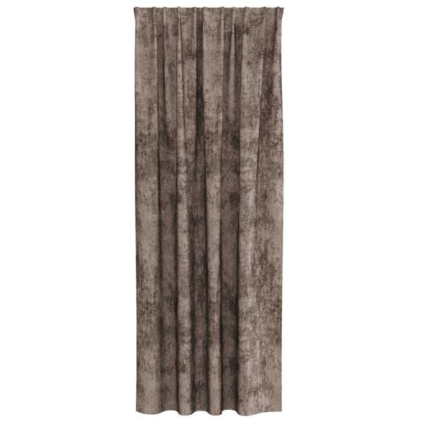 vidaXL Velvet Curtains 2 pcs Cappuccino 225 x 140 cm Velvet