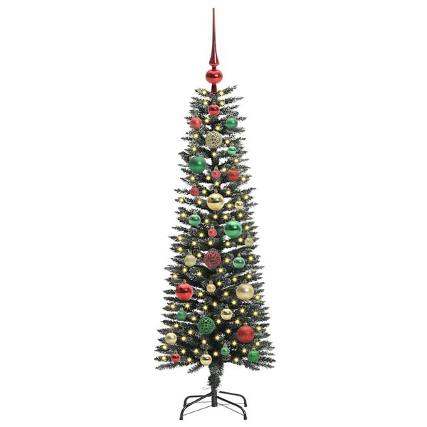 vidaXL Artificial Christmas Tree with 150 LEDs with Stand Green 120 cm