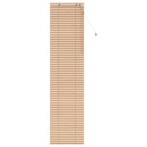 vidaXL Venetian Blind Oak Look 65 x 250 cm 35 mm Solid Paulownia Wood