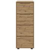 vidaXL Storage Cabinet Artisan Oak 40 x 48 x 105 cm Engineered Wood