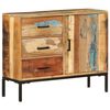 vidaXL Sideboard 88x30x73 cm Solid Reclaimed Wood
